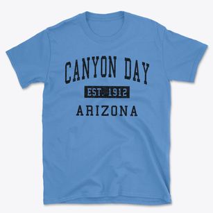 Canyon Day Arizona Classic Established Basic T-Shirt
