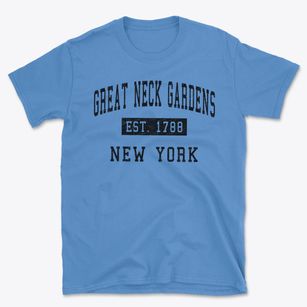 Great Neck Gardens New York Classic Established Basic T-Shirt