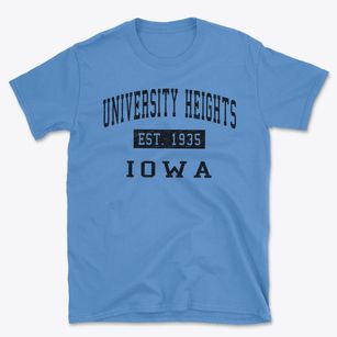 University Heights Iowa Classic Established Basic T-Shirt