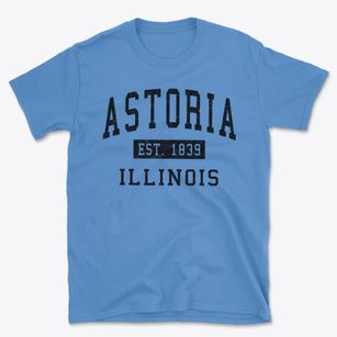 Astoria Illinois Classic Established Basic T-Shirt