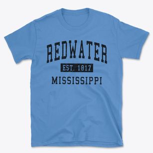 Redwater Mississippi Classic Established Basic T-Shirt