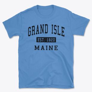 Grand Isle Maine Classic Established Basic T-Shirt