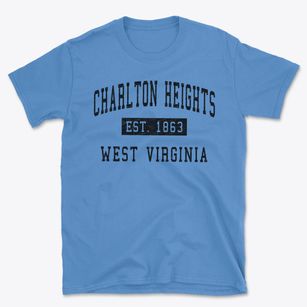 Charlton Heights West Virginia Classic Established Basic T-Shirt