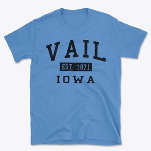 Vail Iowa Classic Established Basic T-Shirt