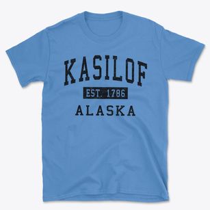 Kasilof Alaska Classic Established Basic T-Shirt