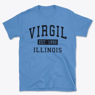 Virgil Illinois Classic Established Basic T-Shirt