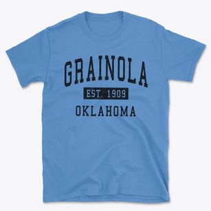 Grainola Oklahoma Classic Established Basic T-Shirt