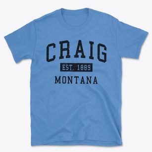 Craig Montana Classic Established Basic T-Shirt