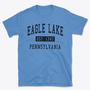 Eagle Lake Pennsylvania Classic Established Basic T-Shirt