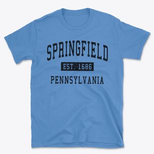 Springfield Pennsylvania Classic Established Basic T-Shirt