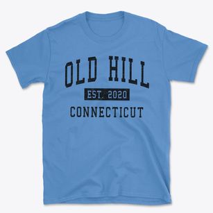 Old Hill Connecticut Classic Established Basic T-Shirt