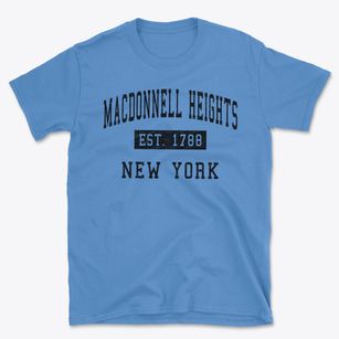 Macdonnell Heights New York Classic Established Basic T-Shirt