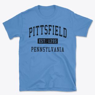 Pittsfield Pennsylvania Classic Established Basic T-Shirt