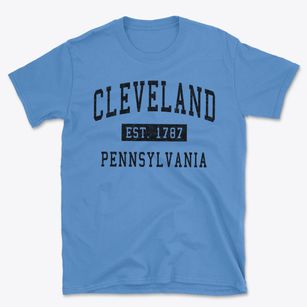 Cleveland Pennsylvania Classic Established Basic T-Shirt