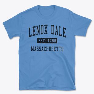 Lenox Dale Massachusetts Classic Established Basic T-Shirt