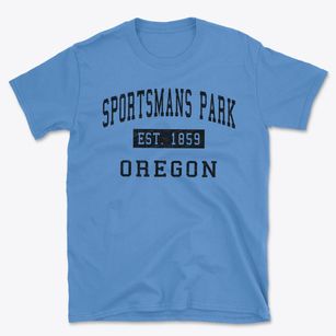 Sportsmans Park Oregon Classic Established Basic T-Shirt