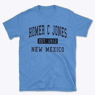 Homer C Jones New Mexico Classic Established Basic T-Shirt
