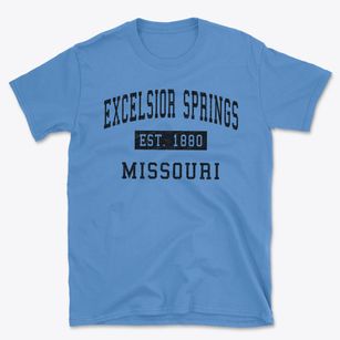 Excelsior Springs Missouri Classic Established Basic T-Shirt