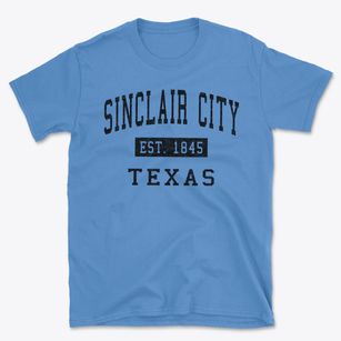 Sinclair City Texas Classic Established Basic T-Shirt