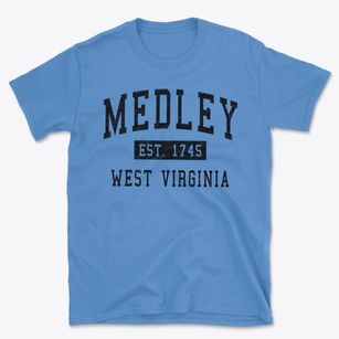 Medley West Virginia Classic Established Basic T-Shirt