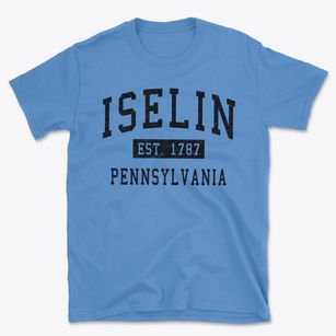 Iselin Pennsylvania Classic Established Basic T-Shirt