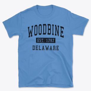 Woodbine Delaware Classic Established Basic T-Shirt