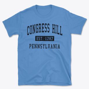Congress Hill Pennsylvania Classic Established Basic T-Shirt