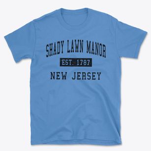 Shady Lawn Manor New Jersey Classic Established Basic T-Shirt