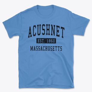 Acushnet Massachusetts Classic Established Basic T-Shirt