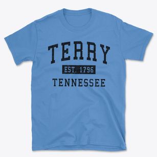 Terry Tennessee Classic Established Basic T-Shirt