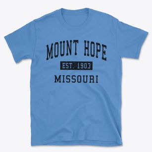 Mount Hope Missouri Classic Established Basic T-Shirt