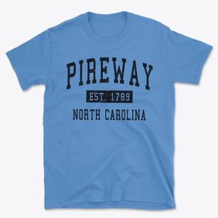 Pireway North Carolina Classic Established Basic T-Shirt