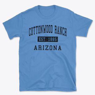 Cottonwood Ranch Arizona Classic Established Basic T-Shirt