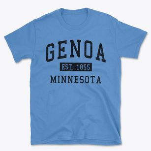 Genoa Minnesota Classic Established Basic T-Shirt
