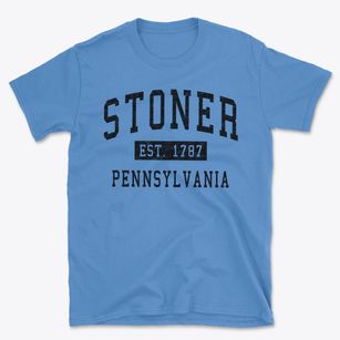 Stoner Pennsylvania Classic Established Basic T-Shirt