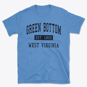 Green Bottom West Virginia Classic Established Basic T-Shirt