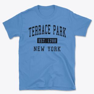 Terrace Park New York Classic Established Basic T-Shirt