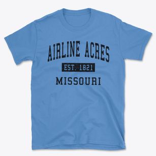 Airline Acres Missouri Classic Established Basic T-Shirt