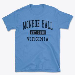 Monroe Hall Virginia Classic Established Basic T-Shirt