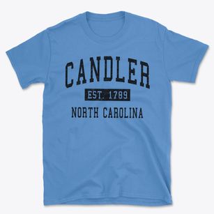 Candler North Carolina Classic Established Basic T-Shirt