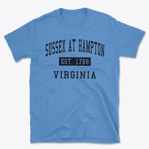 Sussex At Hampton Virginia Classic Established Basic T-Shirt