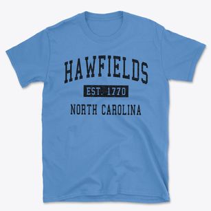 Hawfields North Carolina Classic Established Basic T-Shirt