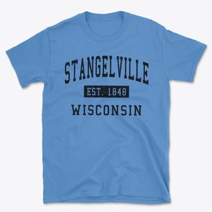 Stangelville Wisconsin Classic Established Basic T-Shirt