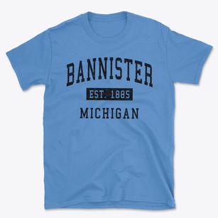 Bannister Michigan Classic Established Basic T-Shirt