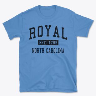 Royal North Carolina Classic Established Basic T-Shirt
