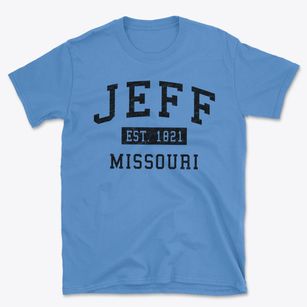 Jeff Missouri Classic Established Basic T-Shirt