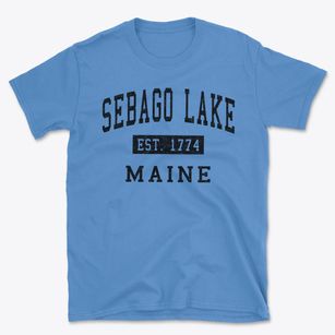 Sebago Lake Maine Classic Established Basic T-Shirt