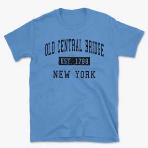 Old Central Bridge New York Classic Established Basic T-Shirt