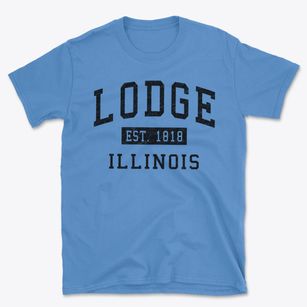 Lodge Illinois Classic Established Basic T-Shirt