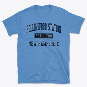 Rollinsford Station New Hampshire Classic Established Basic T-Shirt